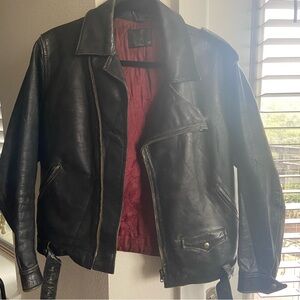 Vintage Brown Leather Jacket
